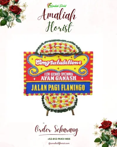 Bunga Papan Congratulation di 20 Ilir D Ii